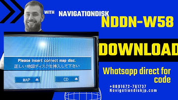 Toyota NDDN-W58 insert map cd error software fix download