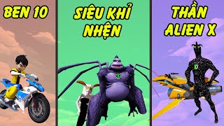 GTA 5 - Ben 10 trở thành Alien X đấng tối cao khi vượt đường đua nguy hiểm | GHTG