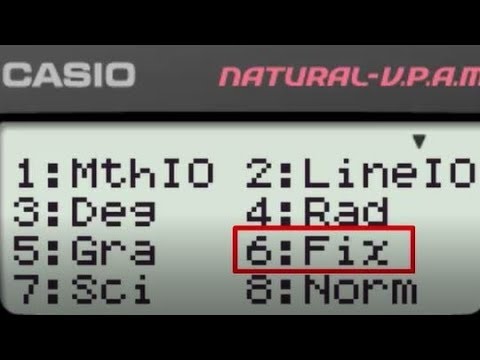 Round to 2 Decimal Places on Casio Calculator - YouTube