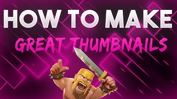 How to make thumbnails for YouTube videos with photoshop 2016