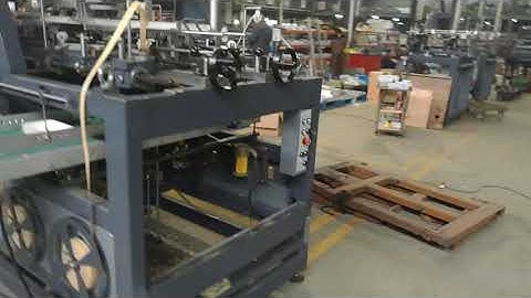 SW-QTJ 600 fully automatic rigid box corner pasting tapping machine