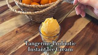 Tangerine Probiotic Instant Ice Cream