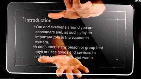 Your role as a consumer Part 1