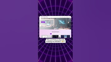 Stop overthinking it—just use AI for your portfolio. 🚀 #webdesign #aitools