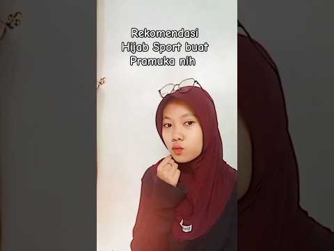 Hijab Sport Pramuka cuma 20rban aja? #hijabsport #hijabinstant #coklatpramuka #shorts #racunshopee