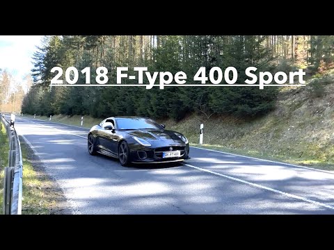 2018 Jaguar F-Type 400 Sport V6 Sound - Winding Road (fast Drive)