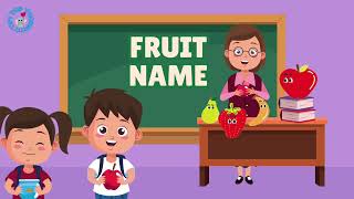 Fruits Names - Learn Fruits English Vocabulary | Tipitop Toons