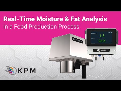How MCT560 Online Moisture & Fat Sensors Work - 60 Second Demo - video from Process Sensors