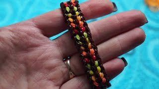 Браслет из резинок rainbow loom на вилках Браслет из резинок rainbow loom на вилках