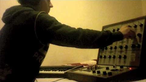 Improv using EMS VCS3 mkII Synthi with DK2 duophonic keyboard