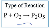 Type Of Reaction For P O2 P2o5 Youtube