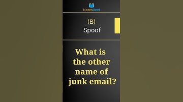 What is the other name of junk email?