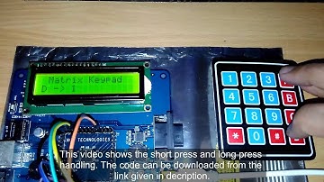 Matrix Keypad & LCD Interfacing with LPC1343 Micro-Controller