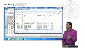 Obtener datos de un fichero de texto |  | UPV