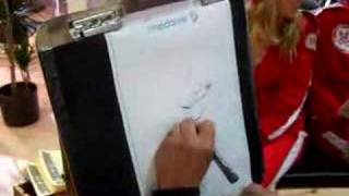 Caricature artist Nelson Santos part 1