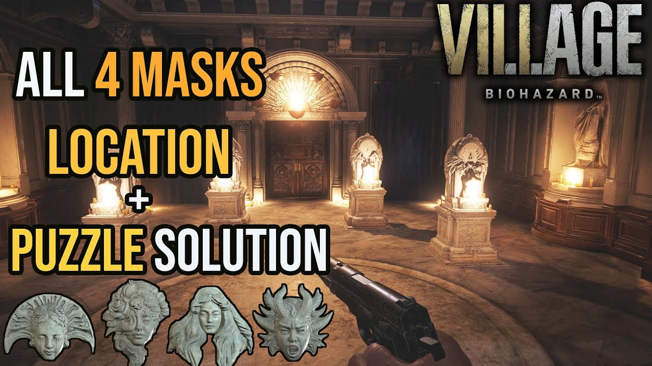 Angel Masks Location Resident Evil 8 Village YouTube