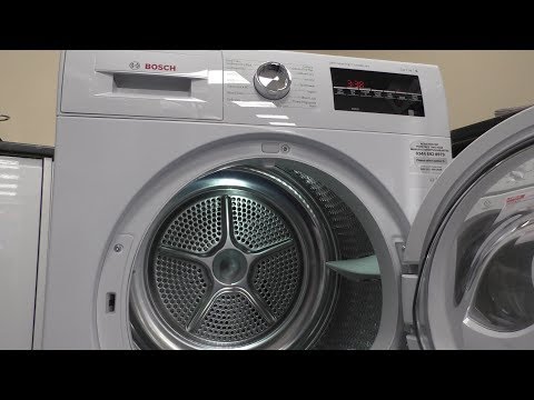 Bosch Wtw85470gb Heat Pump Condenser Dryer Youtube