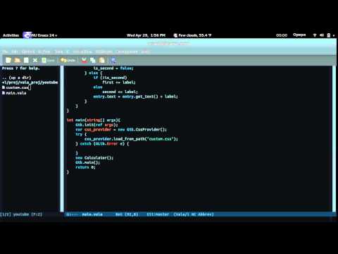 Vala Tutorial Part 9 - Styling Widgets with CssProvider