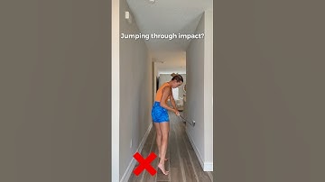 Simplest Swing Fix EVER! #golf #swing #footwork