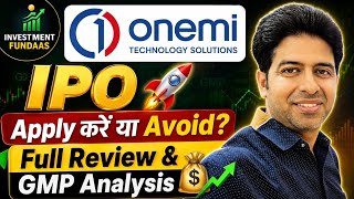 OnEMI Technology Solutions IPO 🚀 | Apply करें या Avoid? Full Review &amp; GMP Analysis 💰#tips #2026 #ipo