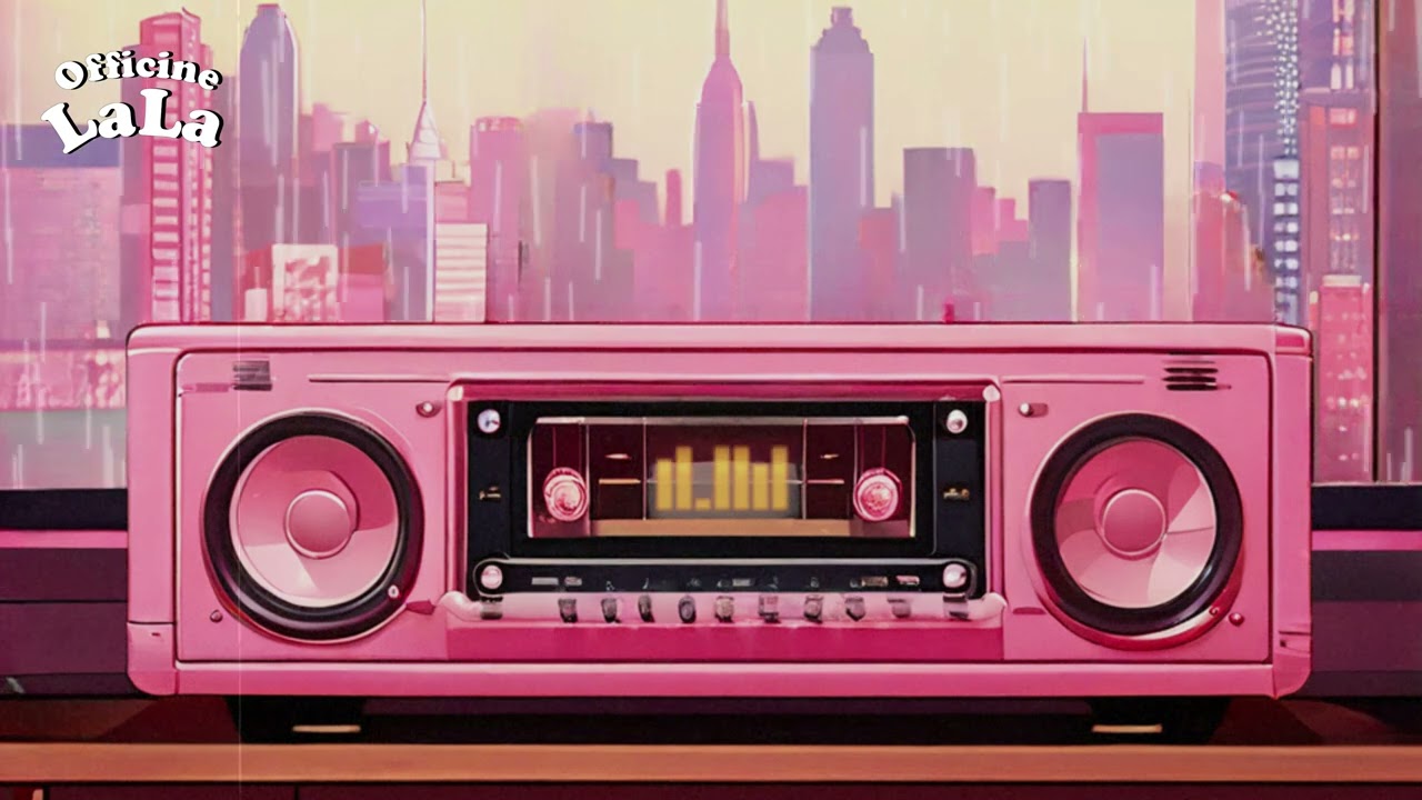 (Cozy Instrumental Jazz) A Rainy Day in New York And Oldies Playing in Another Room And It's Raining