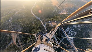 illegally climbing 1200ft (365m) decommissioned radio tower in Texas  solo