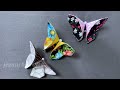 Diy Fabric Butterflies | How to Make Fabric Butterflies | Diy Fabric Origami Butterfly Tutorial