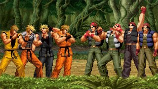 [KOF Mugen] Ryu Sakazaki Team vs Ralf Team