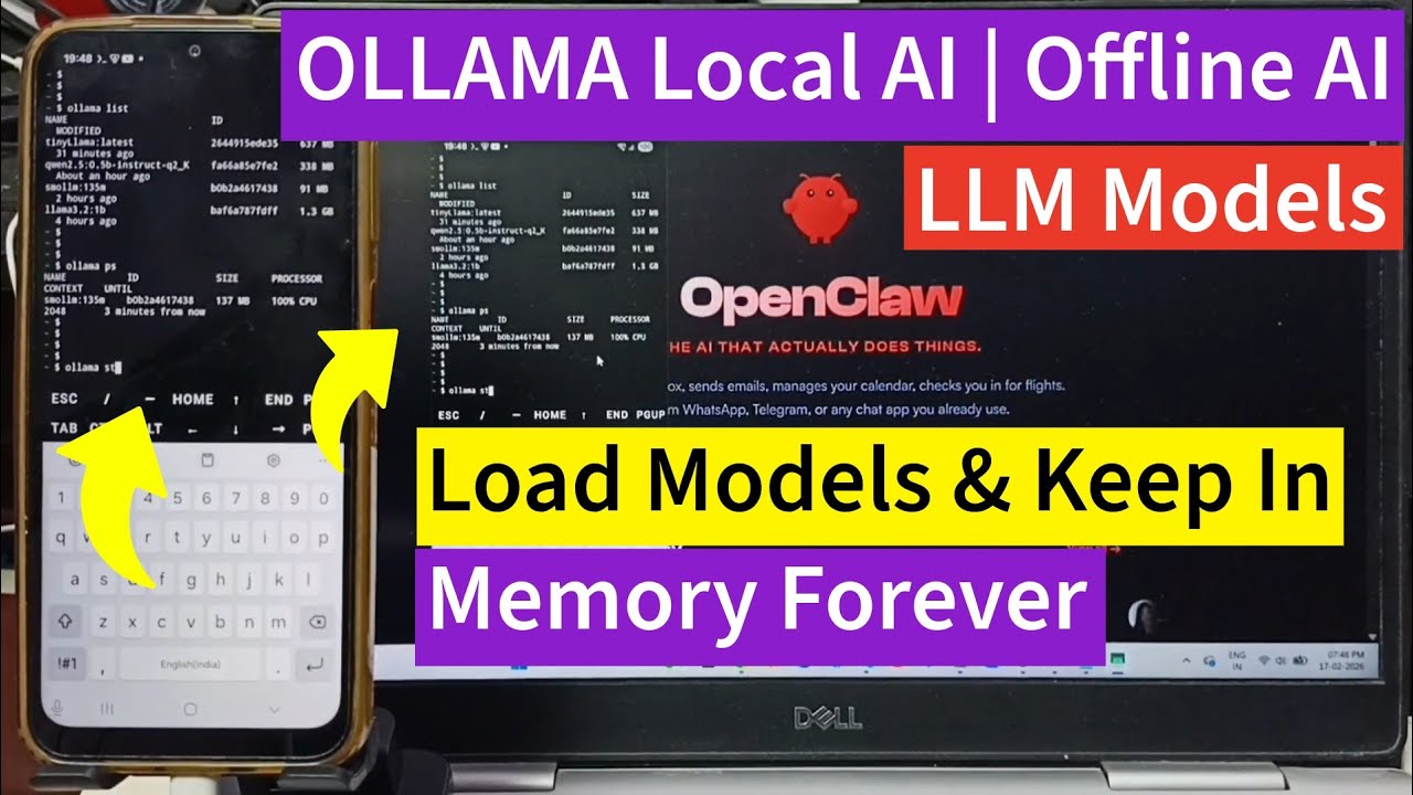 Ollama Local AI | How to Load Model & Keep In Memory Forever | Ollama ...