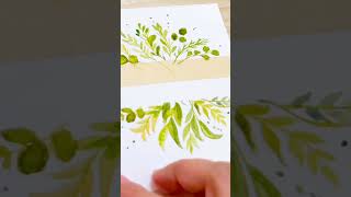 Easy Watercolor Painting / Watercolor Nature Painting/ Bloom #shorts #watercolor