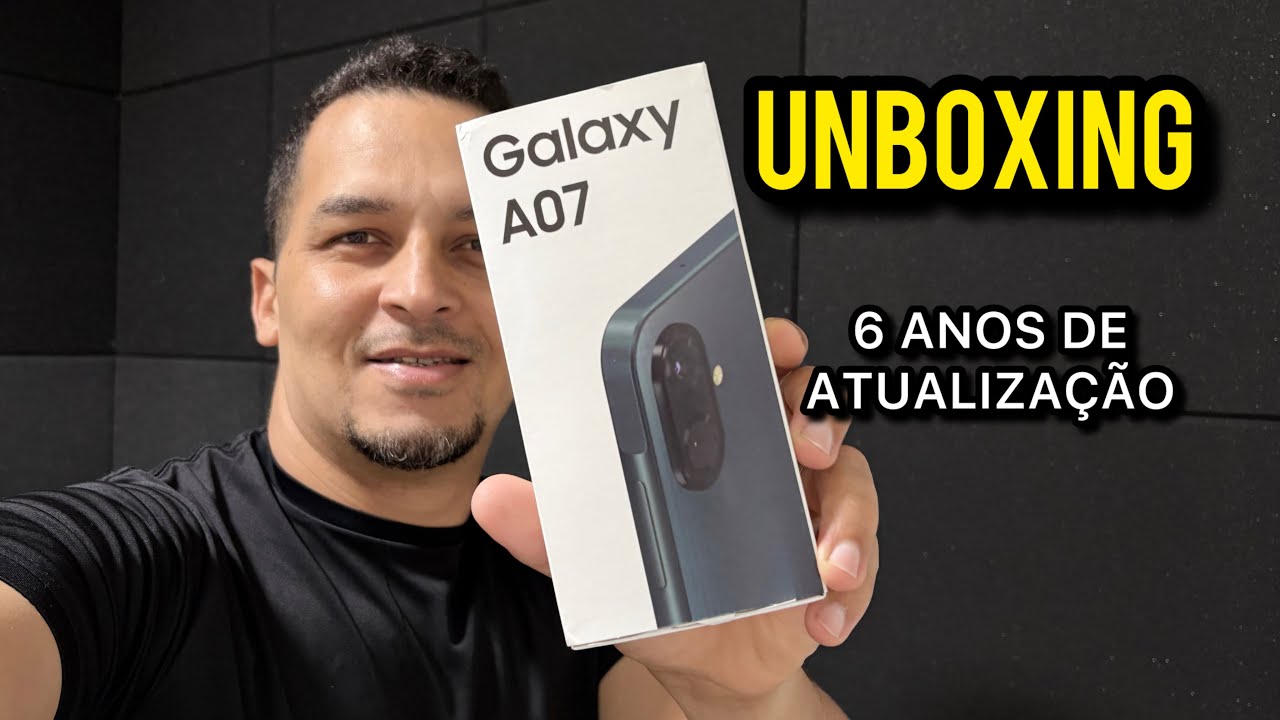 Galaxy A07 Unboxing - Vale a pena o NOVO BARATINHO da Samsung? #galaxya07 #samsung 