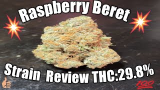Raspberry Beret Strain Review THC--29.8%