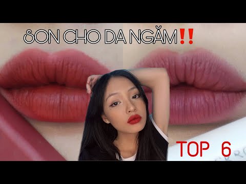 Bảng Màu Son Cho Da Ngăm - Top 6 MÀU SON Cho DA NGĂM / (Black Rouge, 3CE, Maybelline) / CeeMee