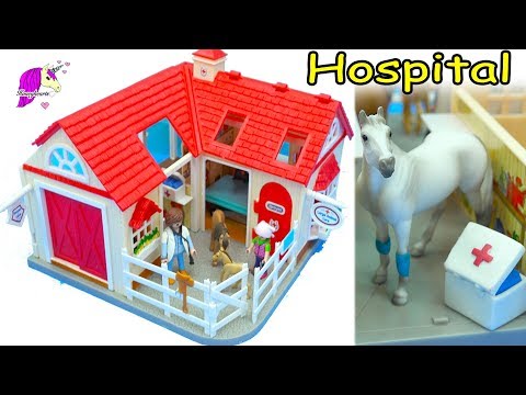 Taking Care of Animals At Breyer Horses Vet Hospital with Doctor