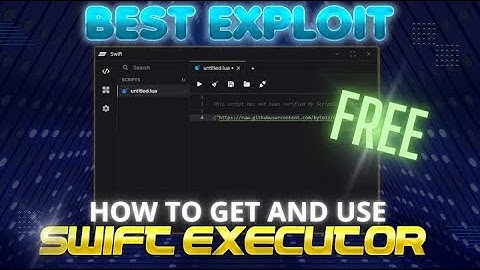 How to get & use Swift executor tutorial🔥 (Byfron Bypass!) 🔥Best exploit🔥