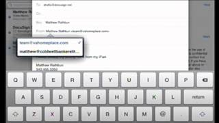 Sending a Contract From Mobile Zipforms to Docusign Mobile on iPad