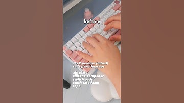 THIS is why you should mod your keyboards 👀 #keyboard #asmrtyping #customkeyboard