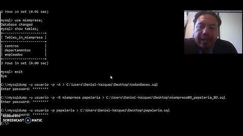 SQL - Exportar base de datos