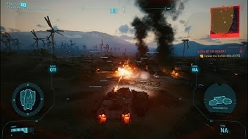 Driving the Basilisk in Cyberpunk 2077