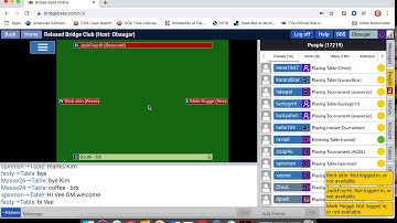 Starting a BBO table with friends