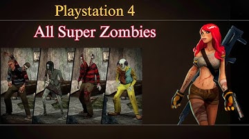 Zombie hunter sniper apocalypse gameplay | zombie sniper game | Playstation 4 Super Zombies
