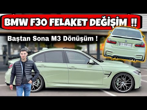 Fransa’dan BMW F30 getirip Türkiye’de Modifiye etim ! M3 yaptık Kaderi değişti !!