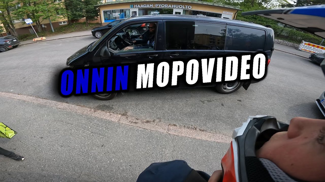 onnin mopovideo (poliisi pysäyttää)