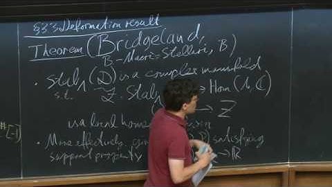 Stability conditions on derived categories and applications to geometry - A. Bayer - Lecture 03