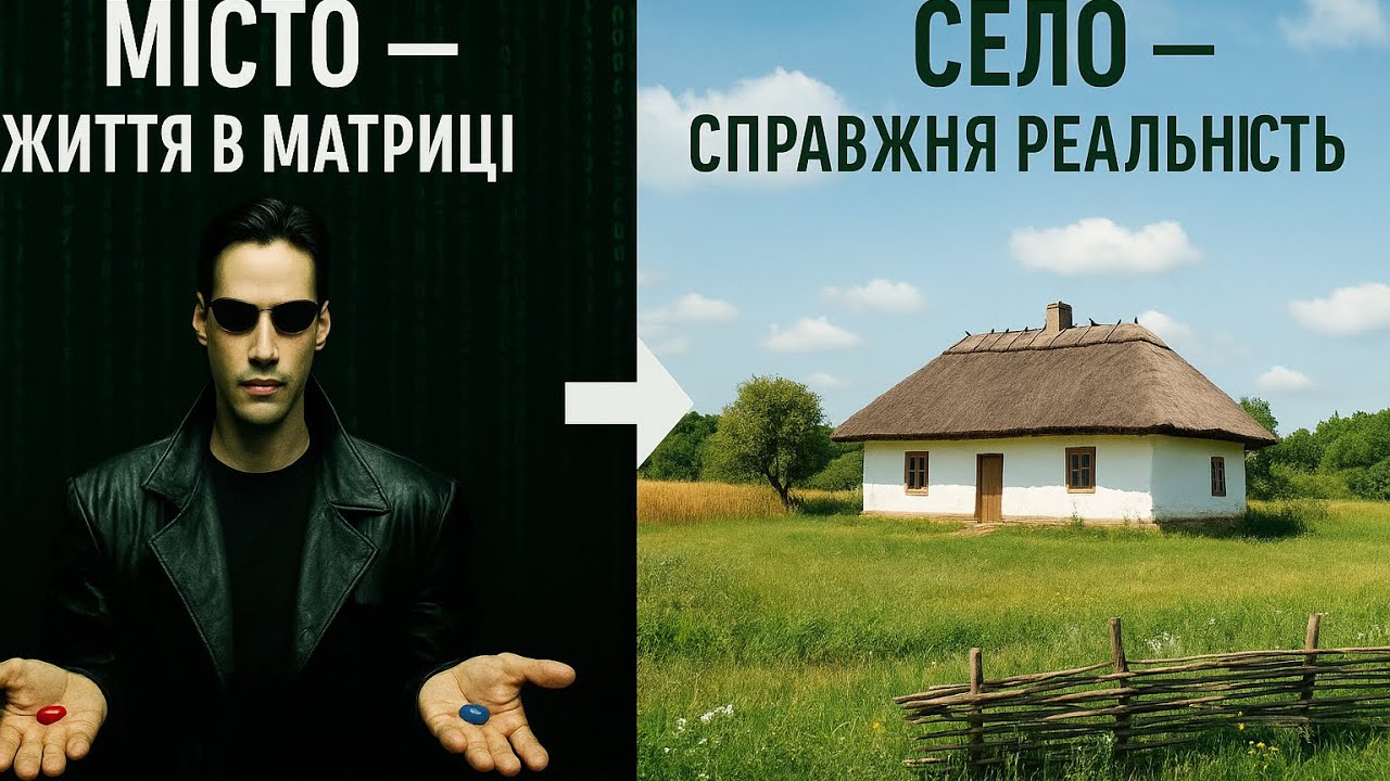 Місто — ілюзія. Село — справжнє життя