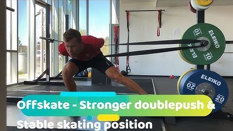 Skating exercises  - Powerful doublepush & stable skating position