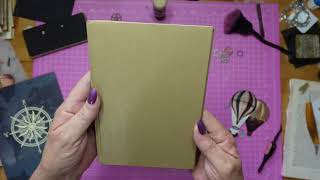 Making a Steampunk Journal-Part 1 #papercraft #grabie