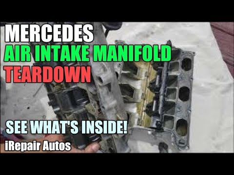 Mercedes Air Intake Manifold Tear Down | Error Code P2006 | DIY