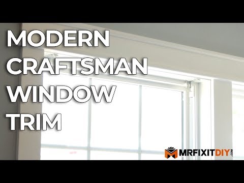 Modern Craftsman Window Trim Diy How To Youtube