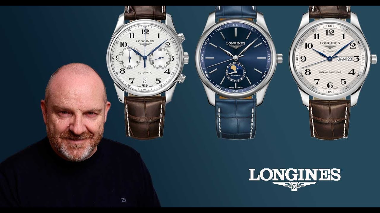 Tres Longines Master Collection: Fecha, Calendario Anual, Cronógrafo -  YouTube